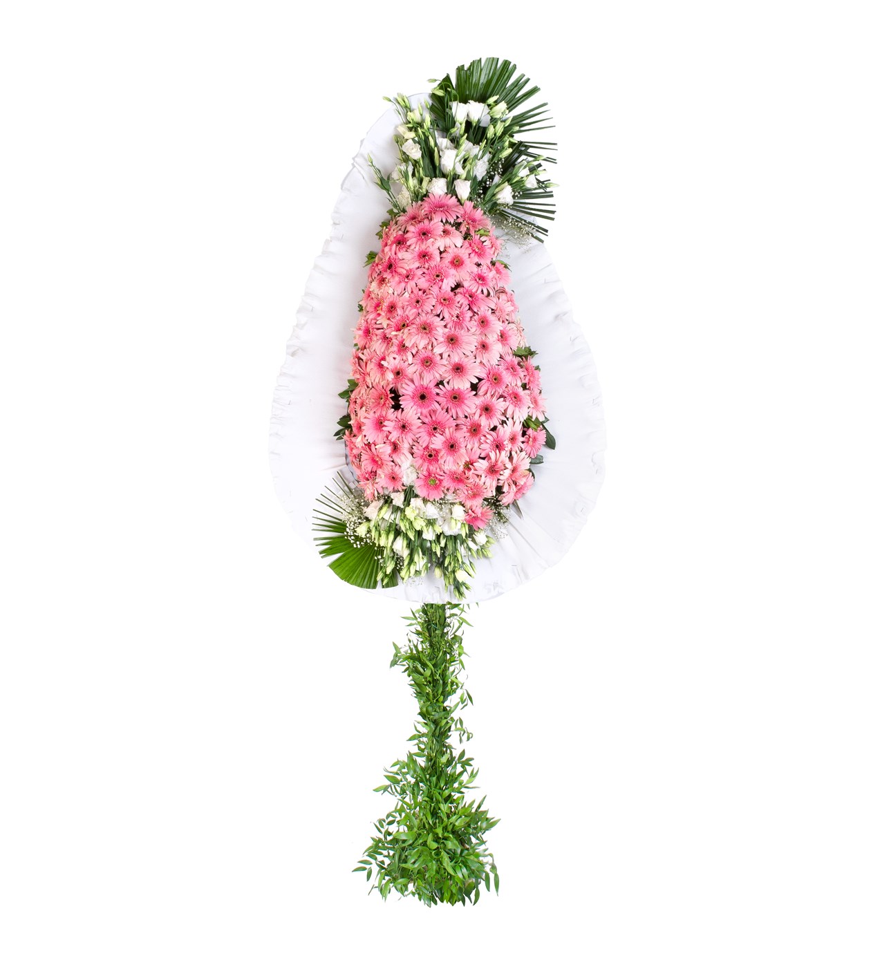 Pembe Gerbera Tekli Sepet